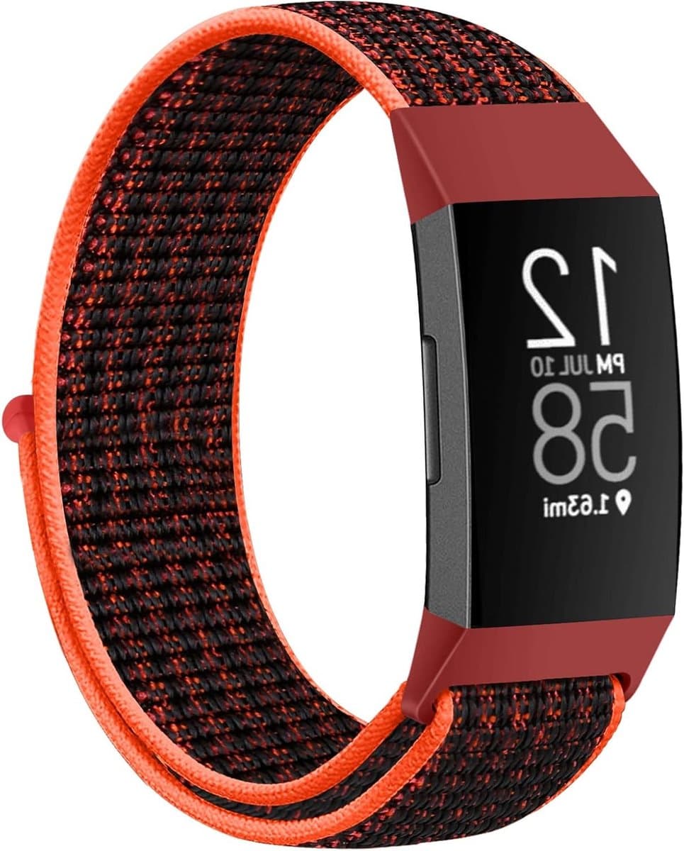 Zachte Nylon Sportband voor Fitbit Charge 4/3/SE, Ademend en Comfortabel, Perfect voor Dames en Heren