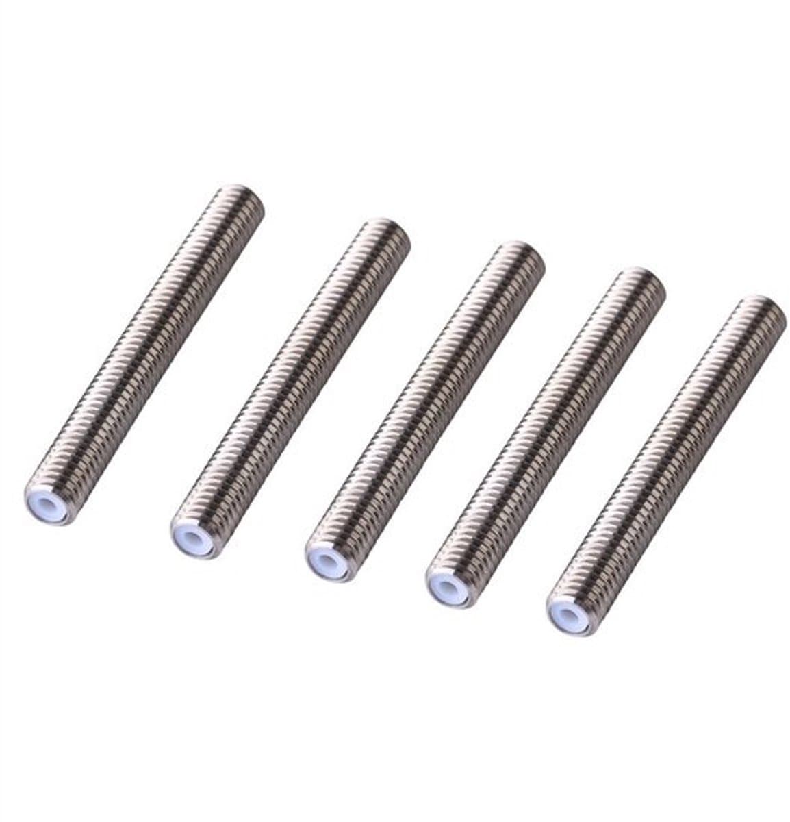 5 stuks Teflon keelbuis - 3D-printer onderdelen - M6 x 50 mm - 1,75 mm filament - Hoogwaardige mondstukken - Geschikt voor MK8