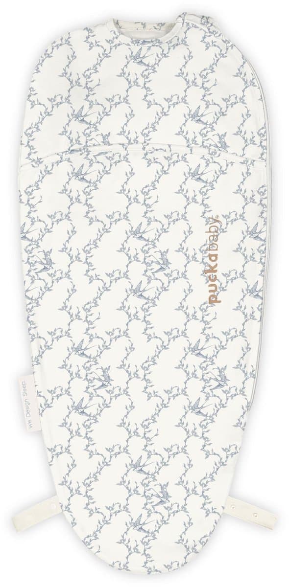Puckababy Piep Inbakerslaapzakje baby (0-3m) - Swallows - Katoen TOG 0.5