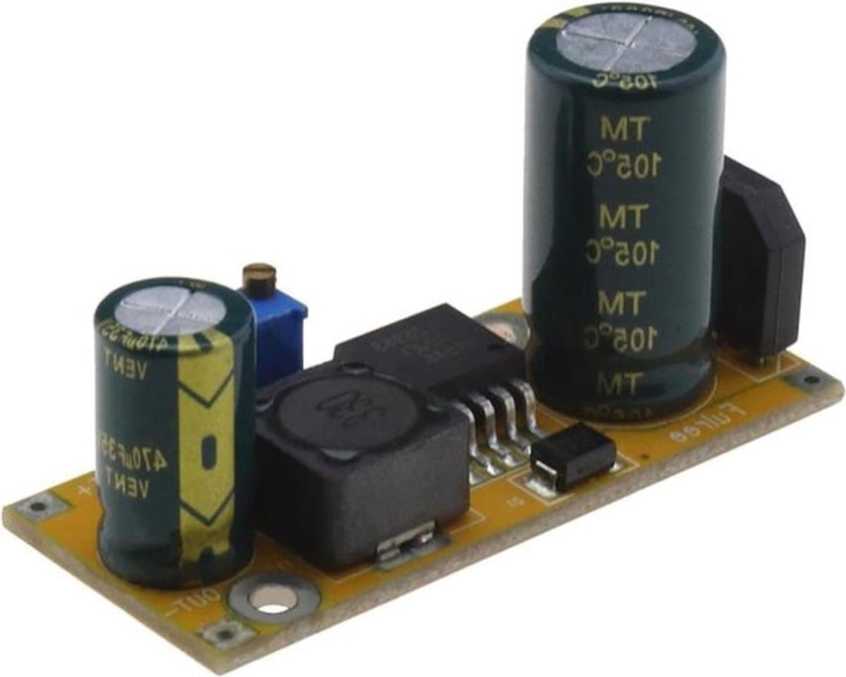 - DC Buck Converter Module voor Auto Audio - 24V naar 12V - Verstelbare Uitgangsspanning - Voeding Down Converter - Controller voor Auto Audio Motor LED Display