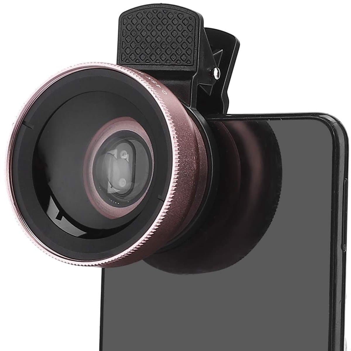 Dailygoody - Professionele Telefoonlens - 0,45x Supergroothoek- en Macrolens - 2 in 1 Mobiele Telefoonlens - Voor Smartphones en Tablets - Geschikt vo...