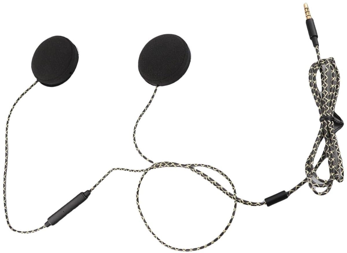 Dailygoody - Helmet-hoofdtelefoon - Motorheadset met Handsfree - Geweldige Geluidskwaliteit - 3,5 mm - Eenvoudig te Gebruiken - Ideaal voor Motorrijde.