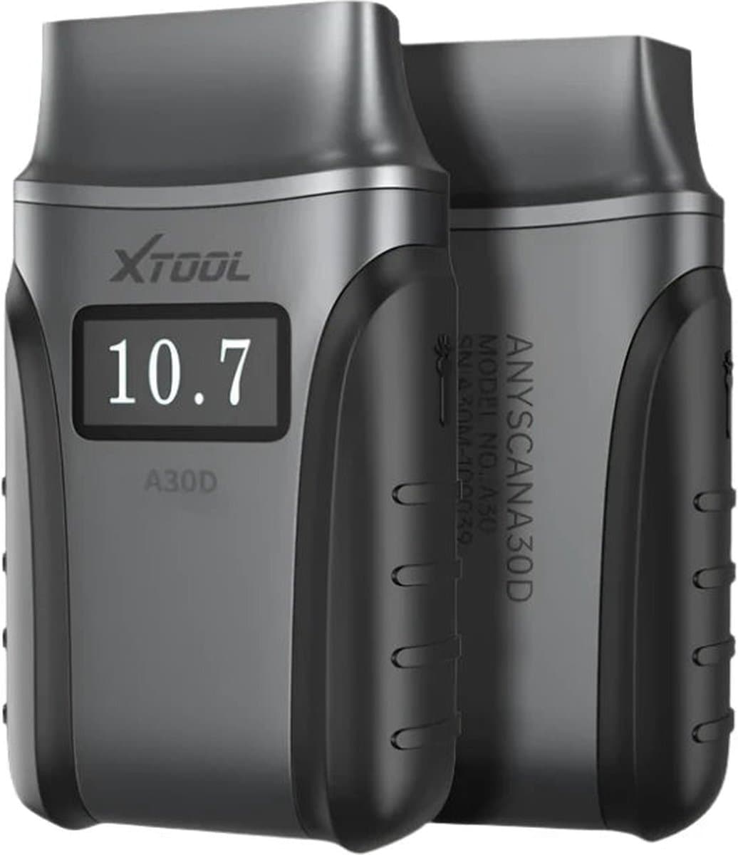 XTOOL Anyscan- OBD2 Scanner Bluetooth auto scanner- met 13 Resets Code Reader CAN FD Alle Software- Zwart (zonder kabel)