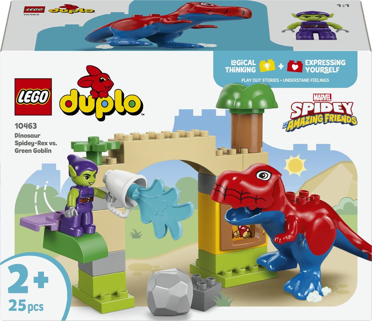 LEGO DUPLO Disney™ 10463 Dinosaurus Spidey-Rex tegen Green Goblin
