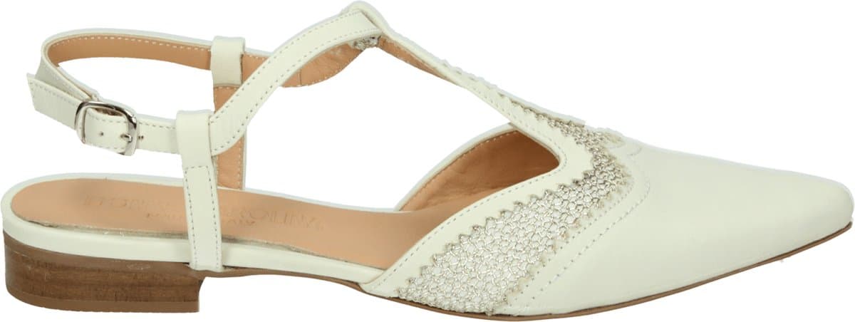 Donna Carolina - 57220445 - Pumps - Kleur: Wit/beige - Maat: 38