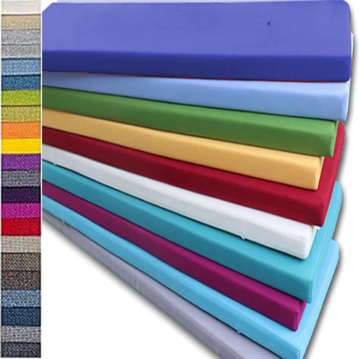 Buitenkussen - Zitkussen Tuin - Comfortabel Zitten - Antislip Onderkant - 90x60cm - Grijs