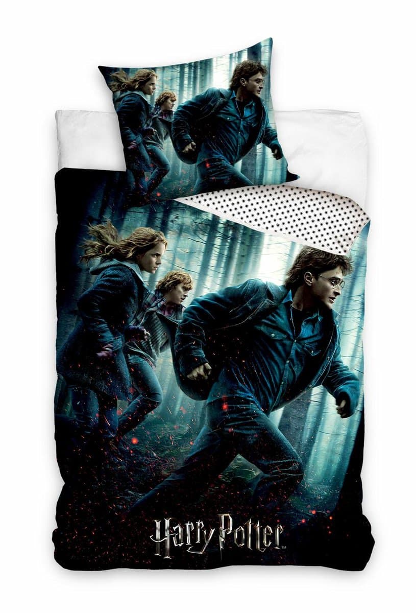 Harry Potter Beddengoed 160x200 cm Katoen met Rits