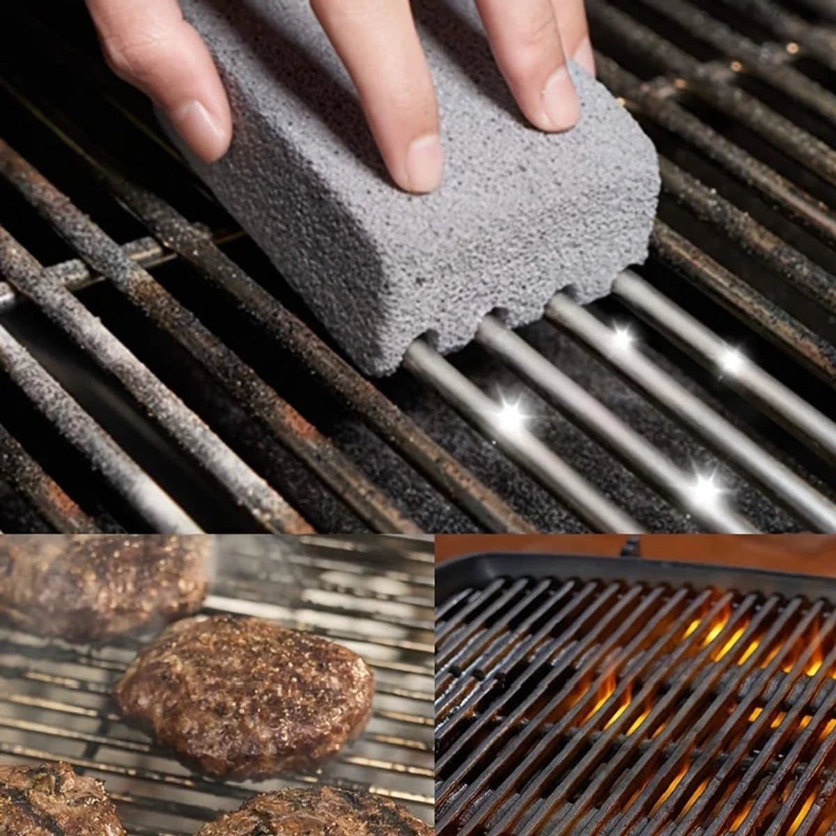 Grill Pro - Grillreinigingssteen - Duurzaam - Veelzijdig - Barbecue Steen - Voor Buitenliefhebbers - Model BRK01