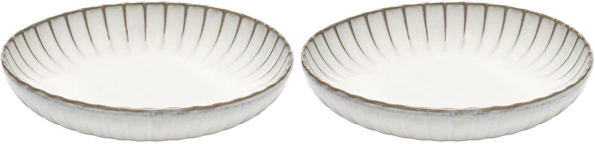 Serax Inku By Sergio Herman Diep Bord Ø23 Set Van 2 White