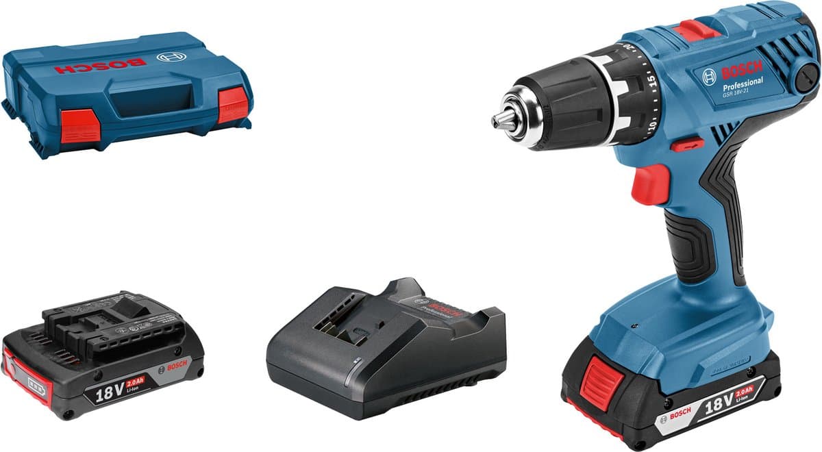 Bosch accu boor-/schroefmachine GSR 18V-21 - 18 V, 55 Nm
