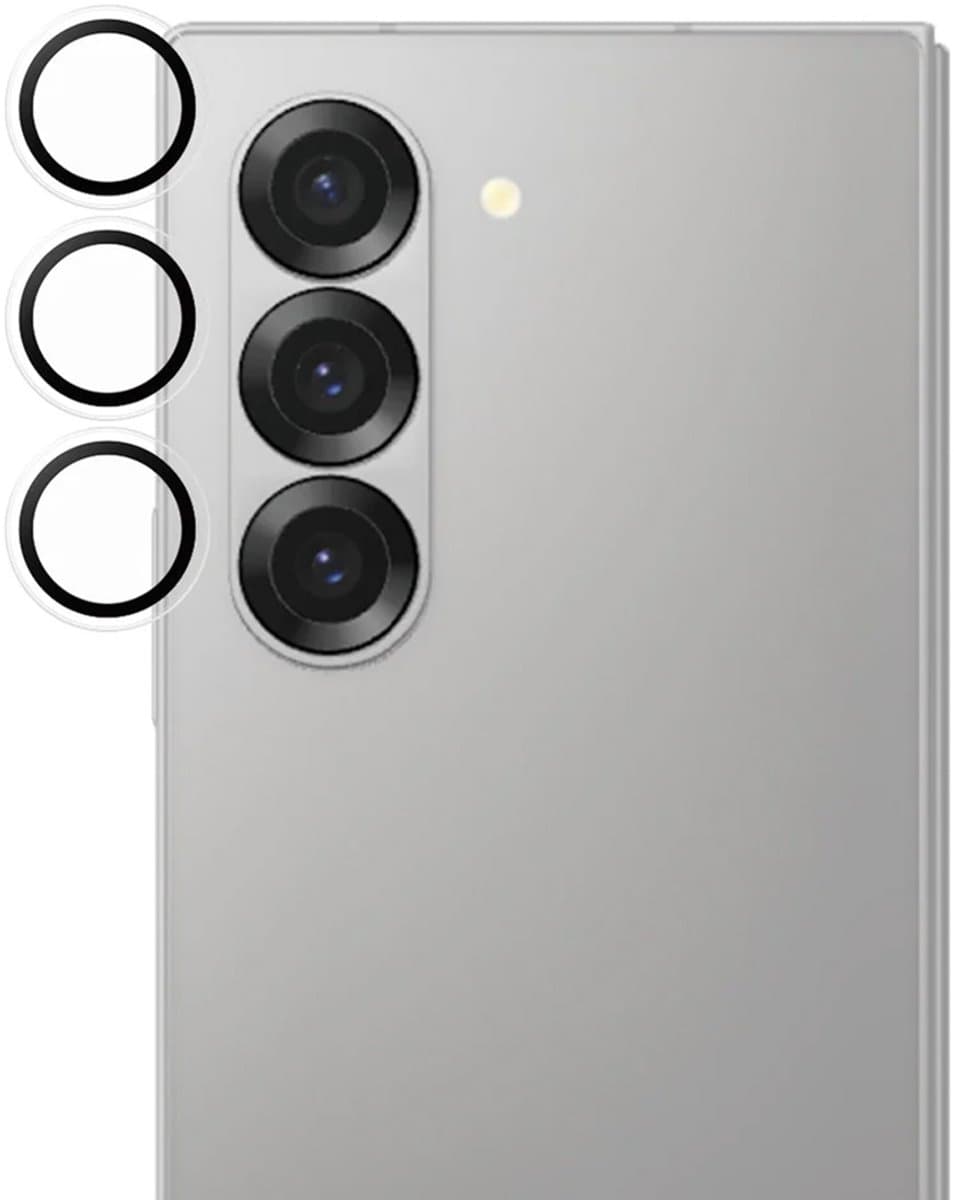 PanzerGlass Camera Protector Hoops Optic Rings geschikt voor Samsung Galaxy Z Fold 7 - Transparant