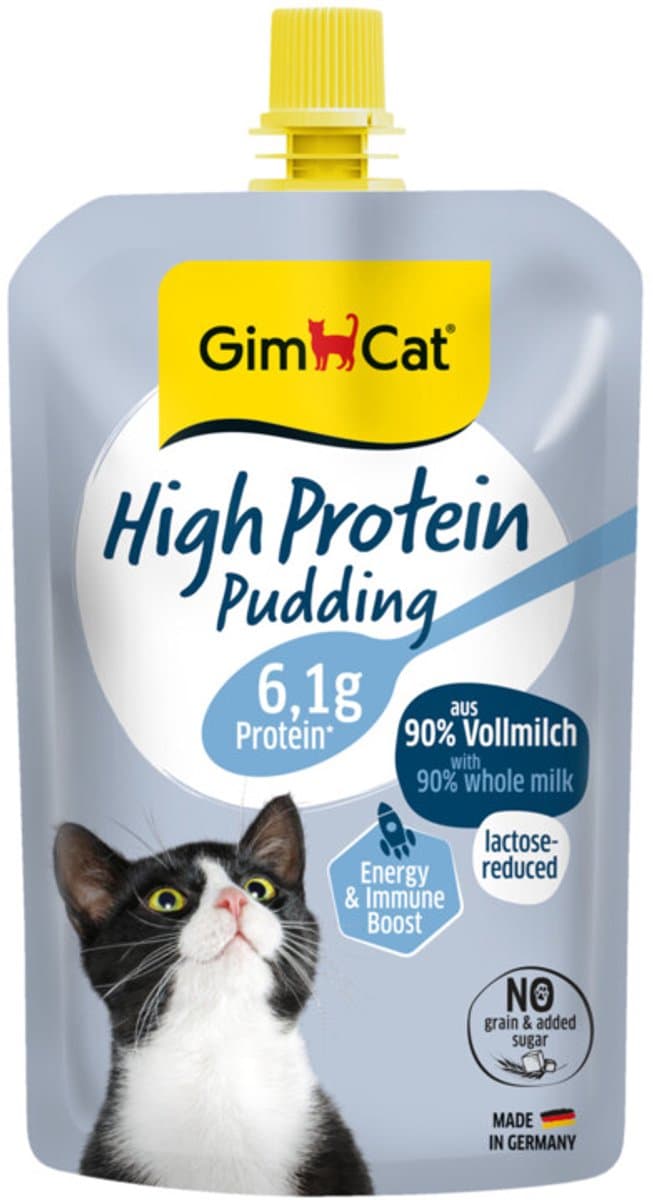 GimCat Pudding Kattensnack High Protein - 10 x 100 gr - Voordeelverpakking