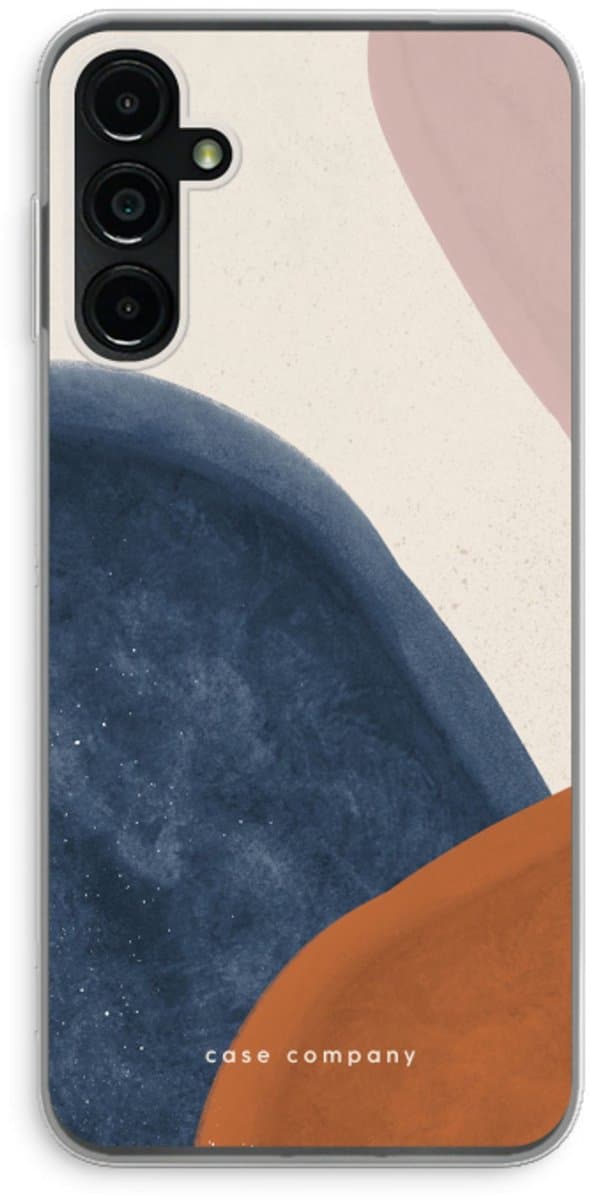 Case Company® - Hoesje geschikt voor Samsung Galaxy A14 hoesje - Geo #1 - Soft Cover Telefoonhoesje - Bescherming aan alle Kanten en Schermrand
