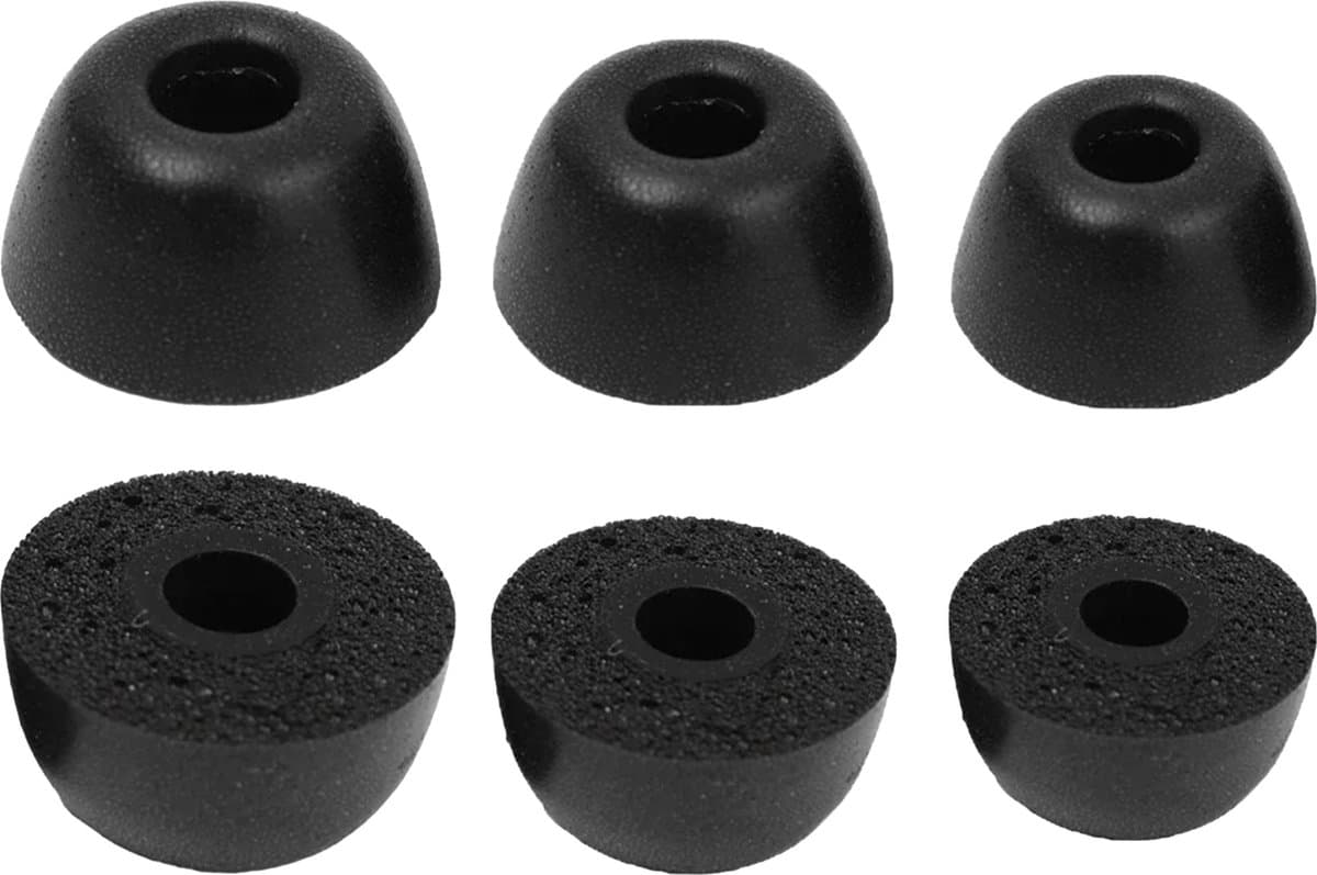 Ibley QuietSeal foam oortips voor Samsung Galaxy Buds 2 Pro zwart - Foam Earplug - S/M/L formaat - 3 paar - 3 maten