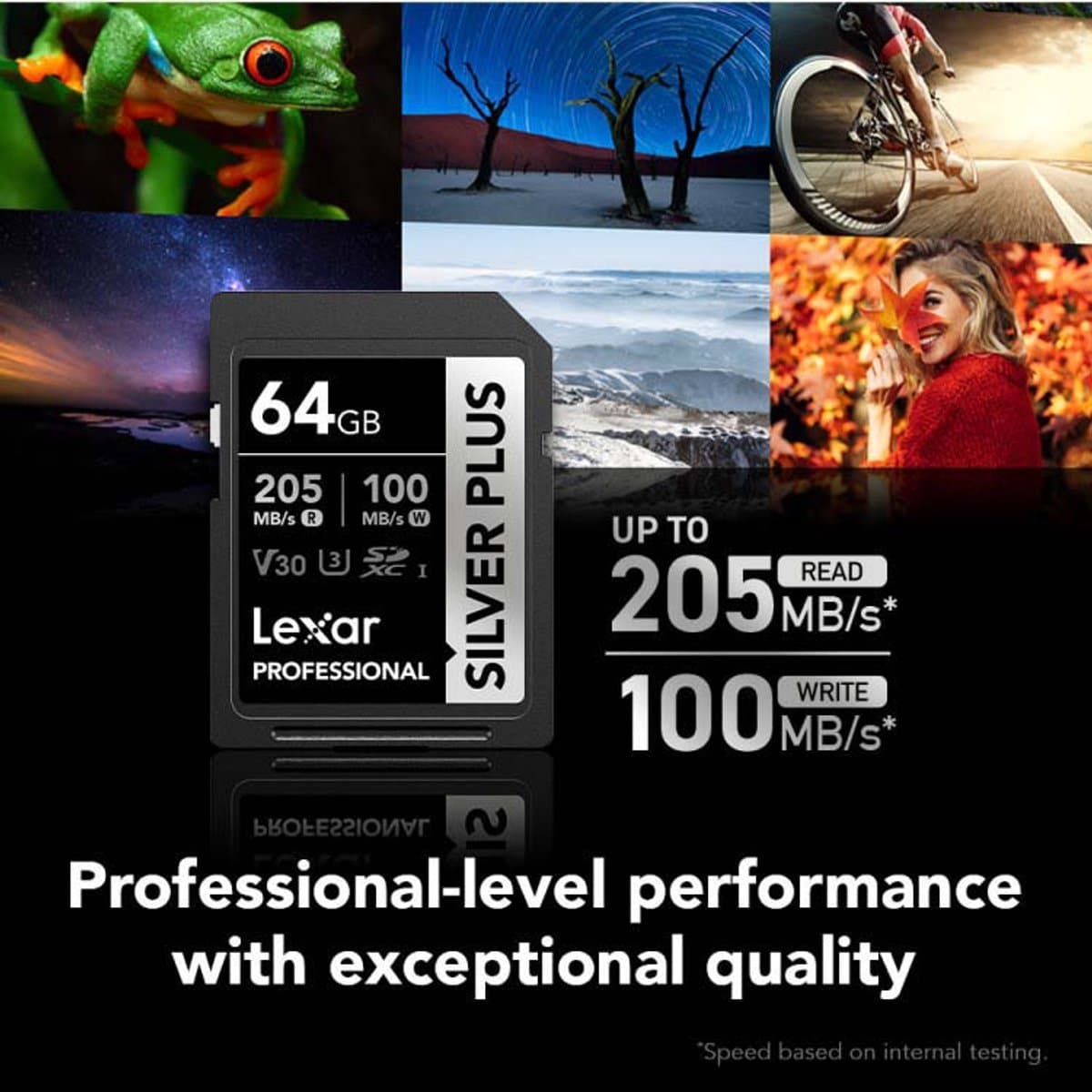 Lexar Professional SILVER PLUS 64 GB SDXC UHS-I Klasse 3