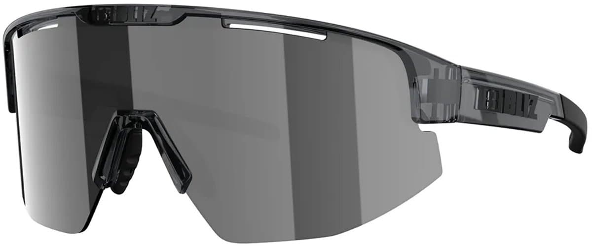 Bliz Matrix Bril Crystal Black Smoke & Silver Mirror Lens