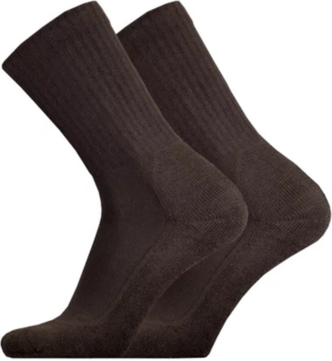 UphillSport - 2-Pack - Wandelsokken Unisex - Verdikte Cushion Zool - Heren / Dames - zwart - 43-46 - 9141