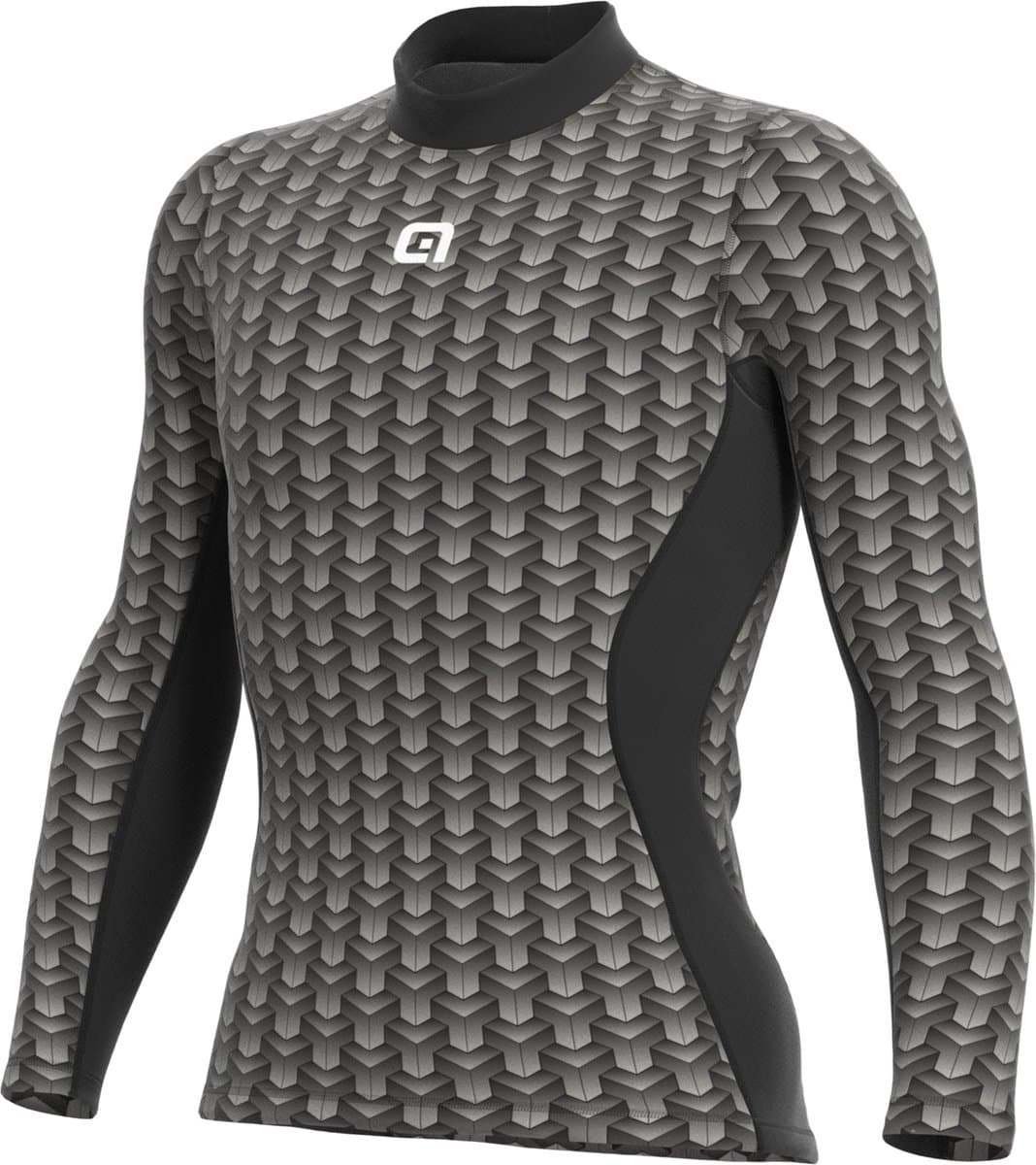 Ale Base Layer Lange Mouwen Cubes - Marineblauw - XS/S - Valt klein