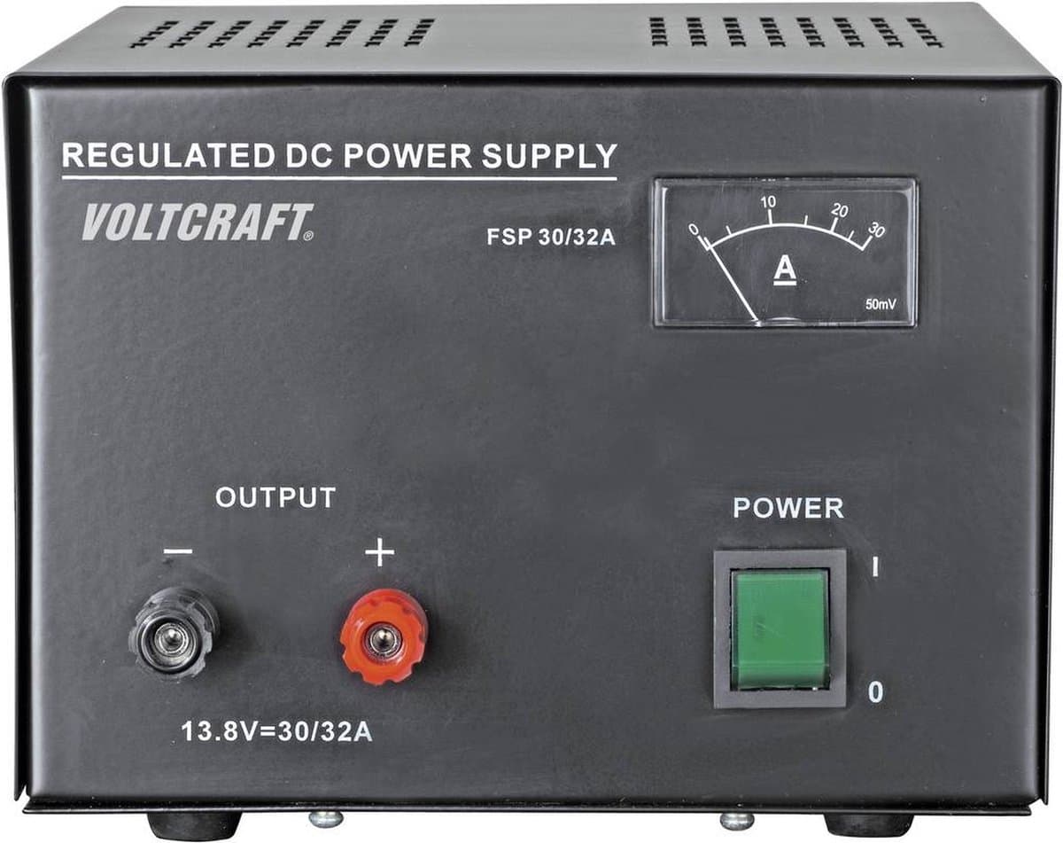 VOLTCRAFT FSP-11330 Labvoeding, vaste spanning 13.8 V/DC 30 A 415 W Aantal uitgangen: 1 x
