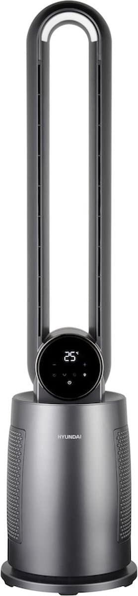 Hyundai Electronics - Bladeless ventilator PRO - 12 snelheden - Donkergrijs