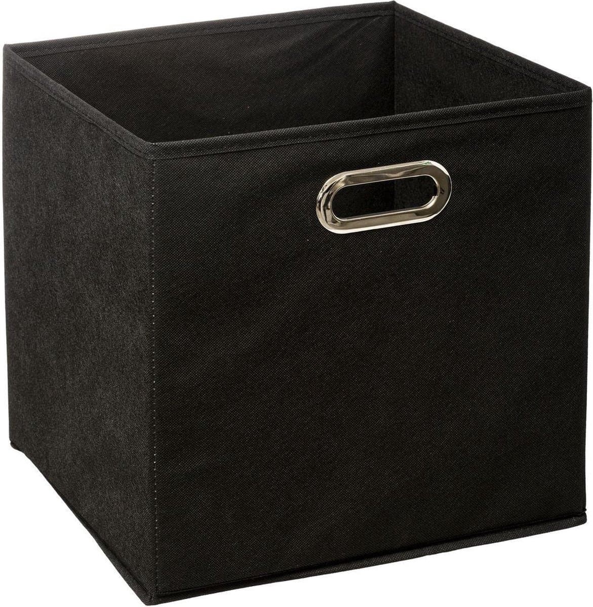 5five Zwarte opbergdoos - 31 x 31 cm
