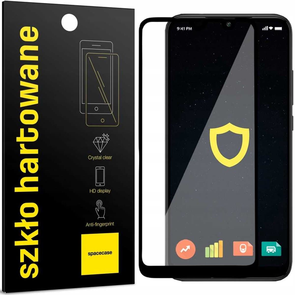Spacecase 5D Gehard Glas Voor Xiaomi Redmi 7 Volledige Glasbescherming