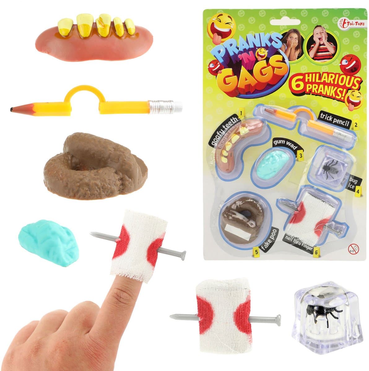 Fopartikelen, 6dlg.