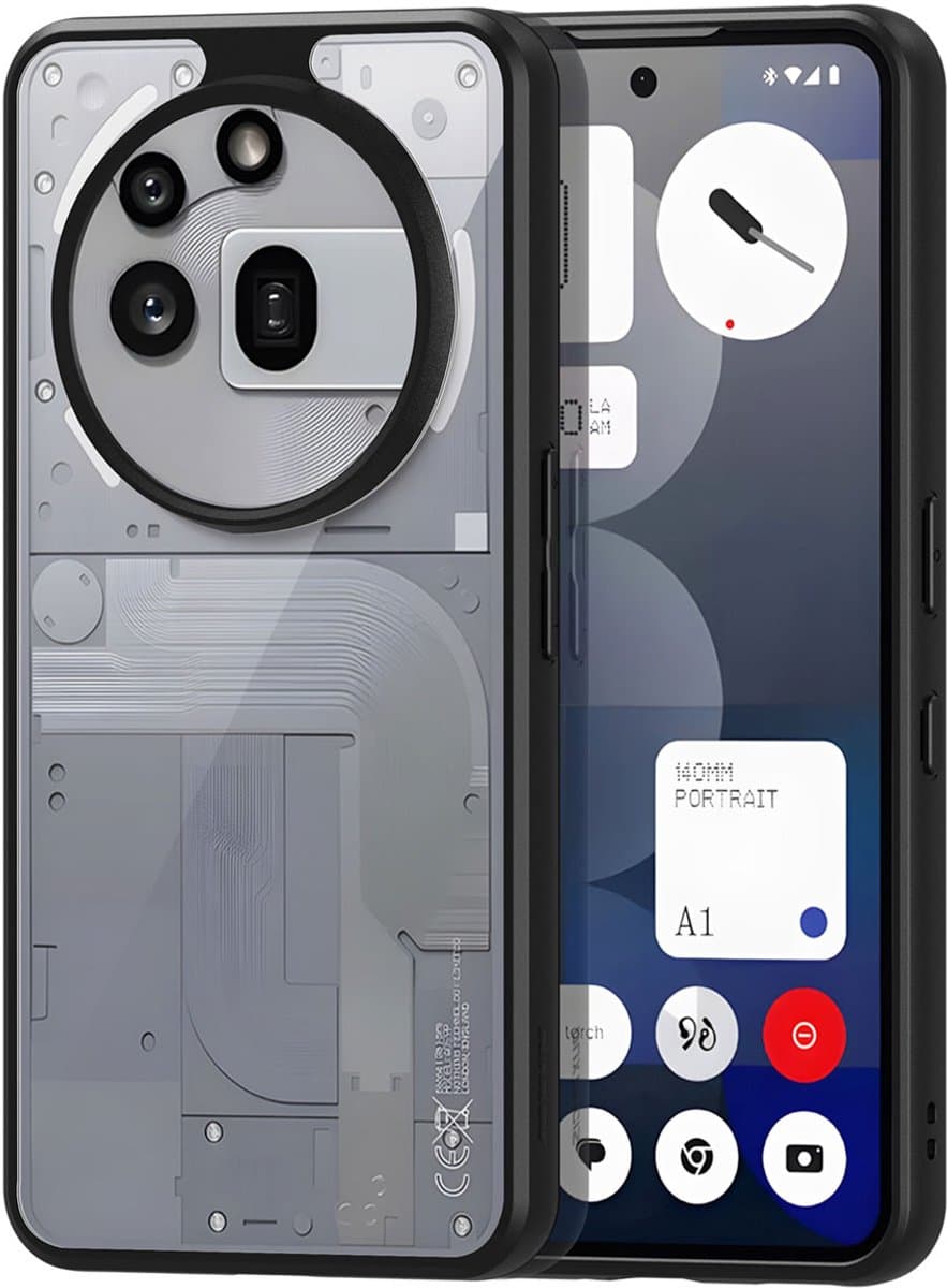 Dux Ducis - Telefoon hoesje geschikt voor de Nothing Phone 3a Pro - Back Cover - Aimo Series - Zwart