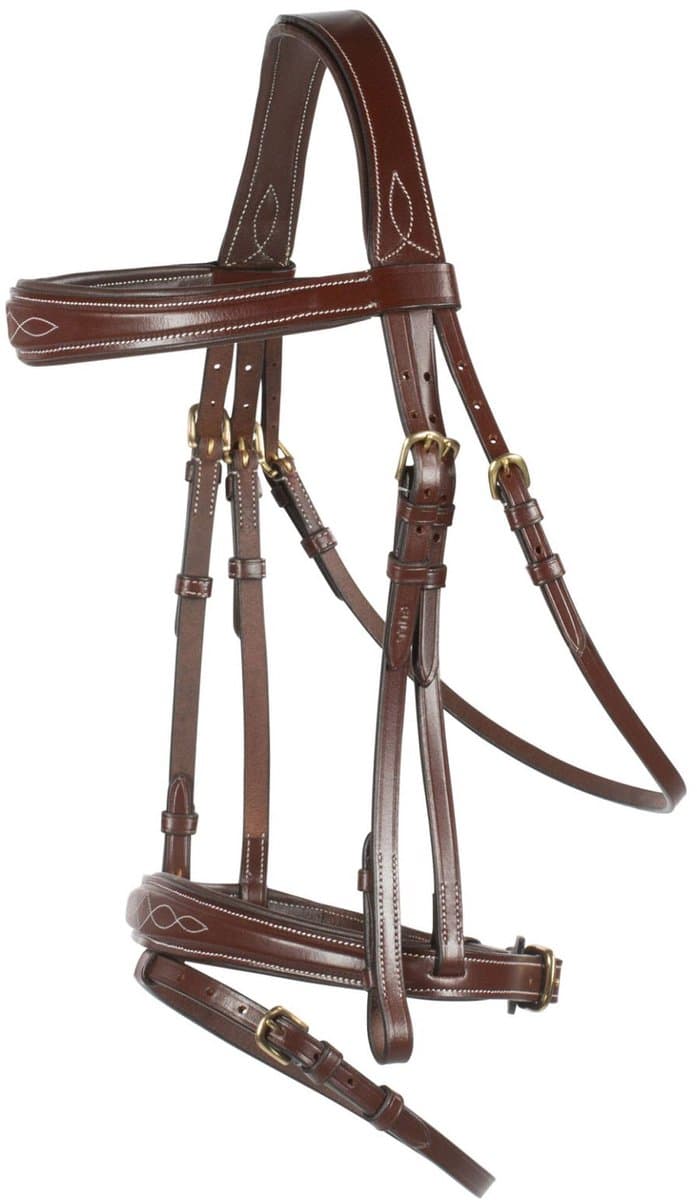Horze Sion Hoofdstel met Teugels, Brown, Warmblut
