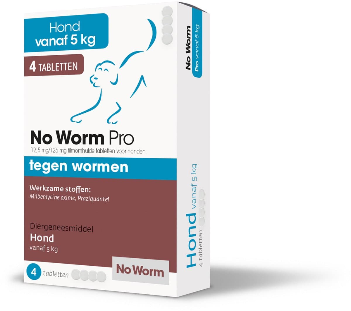 Exil No Worm Pro - Ontwormingsmiddel - Hond - 4 Tabletten