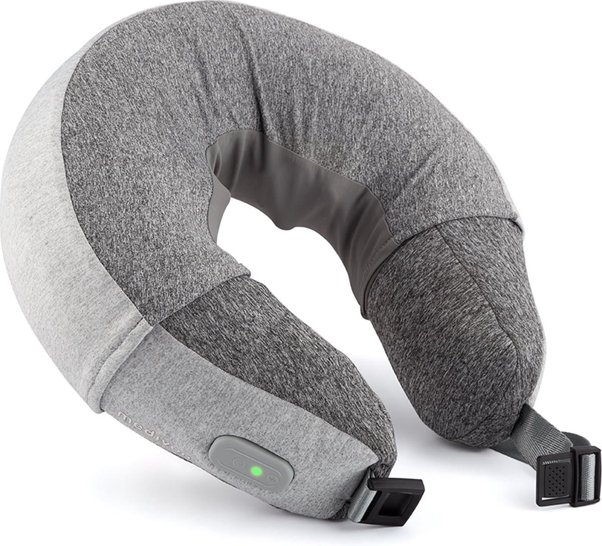 Medivon Puffy - Shiatsu Massagekussen - Elektrisch Nekmassage Apparaat - Massage Kussen Nek en Rug - Draadloos