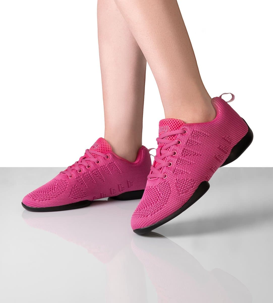 Suny 165 Fuchsia Dames Danssneakers - Flexibele Splitzool - Draaipunt voor soepele draaibewegingen - Lichtgewicht en ademend - Danssneakers Salsa, Latin, Bachata - Dansschoenen Buiten - SUNY - fuchsia - 40 2/3