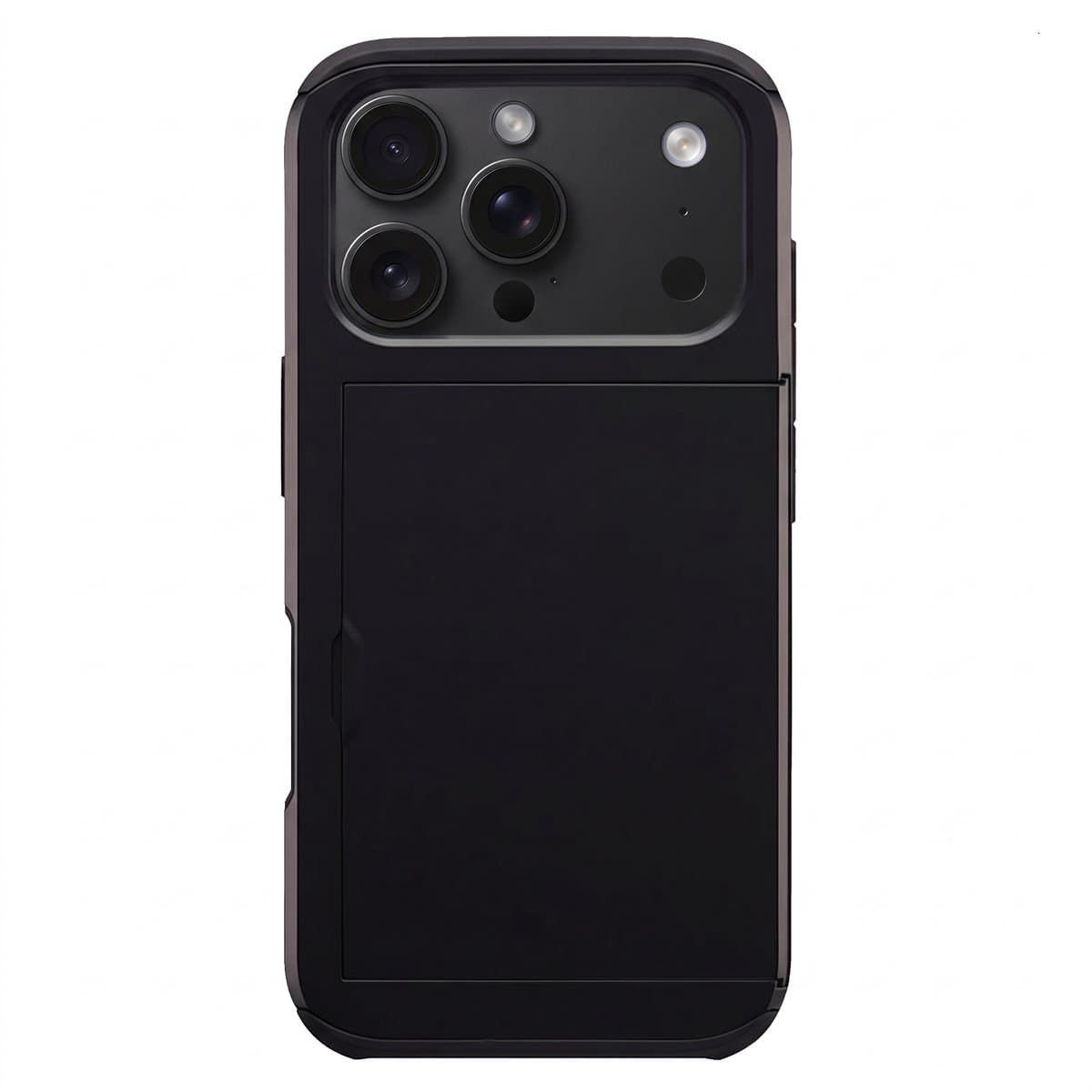 imoshion Hoesje met Pasjeshouder - Geschikt voor Apple iPhone 18 Pro / 17 Pro - Zwart