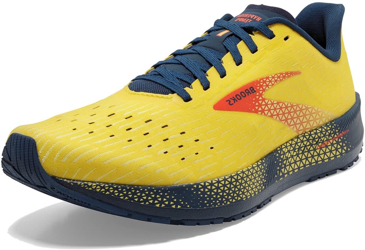 Brooks HYPERION TEMPO - Hardloopschoenen - Maïs/Titanium - 44
