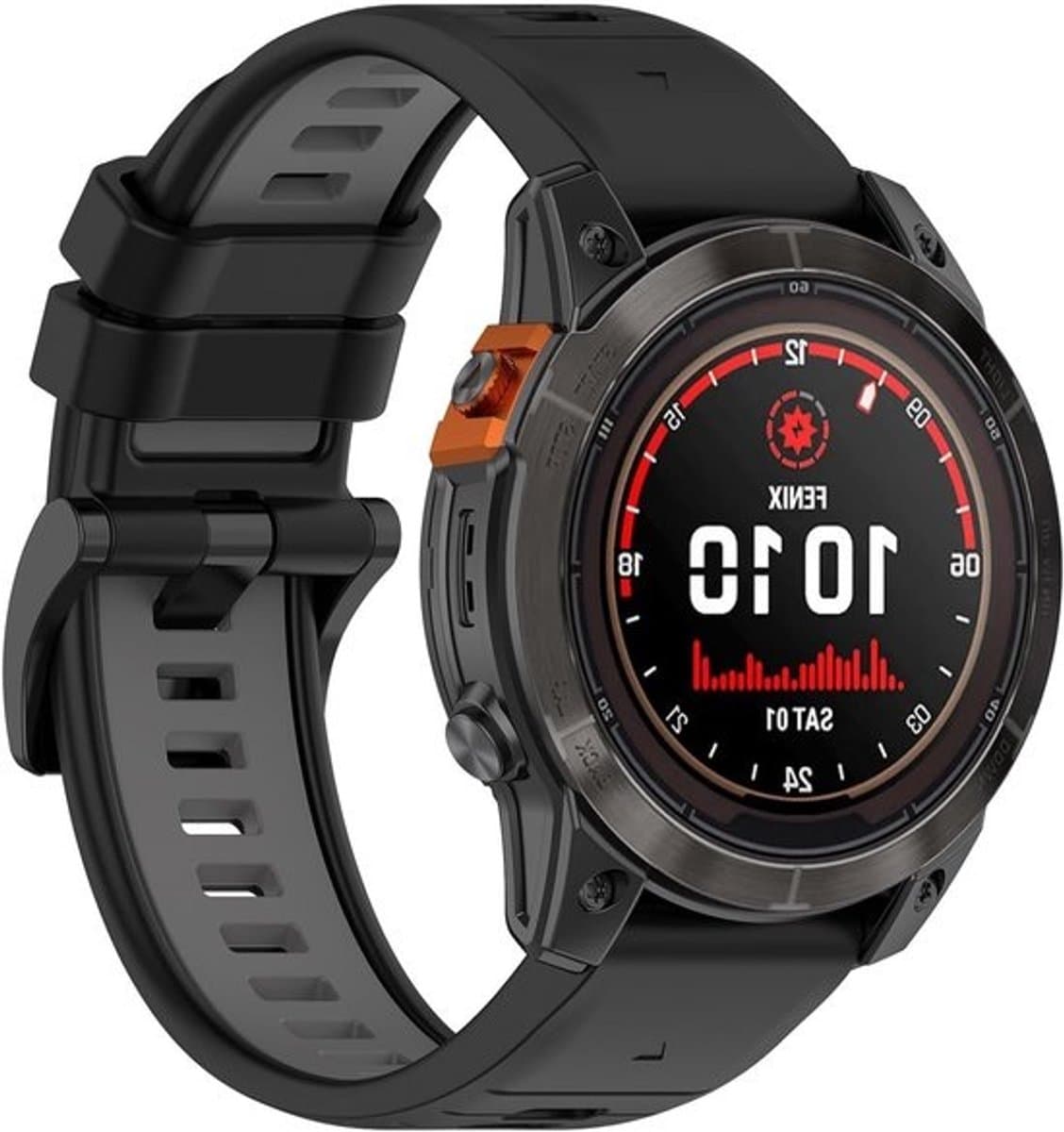 Silicone sportband 20mm voor Garmin Fenix 7S, Fenix 5S Plus en Fenix 6S Pro - Comfortabele en duurzame vervangband voor sporters