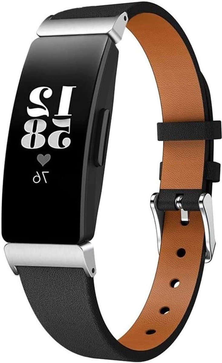 Slimme Leren Vervangband voor Fitbit Inspire 2 - Comfortabele en Duurzame Polsband voor Fitness Tracker, Ideaal voor Sport en Dagelijks Gebruik