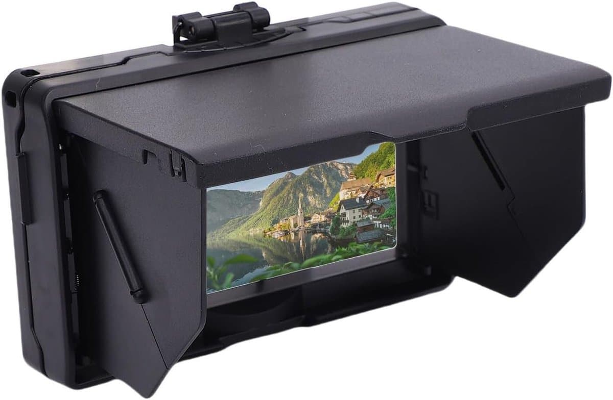 Schermkap voor camera met anti-verblinding, driezijdige zonneklep en aangepast frame voor PXW FS7M2 FX6 FX9LCD