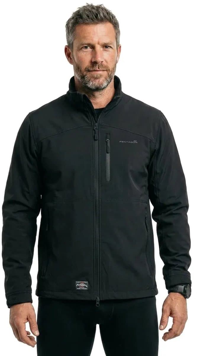 Pentagon Elite Light Softshell Jas Zwart S Man