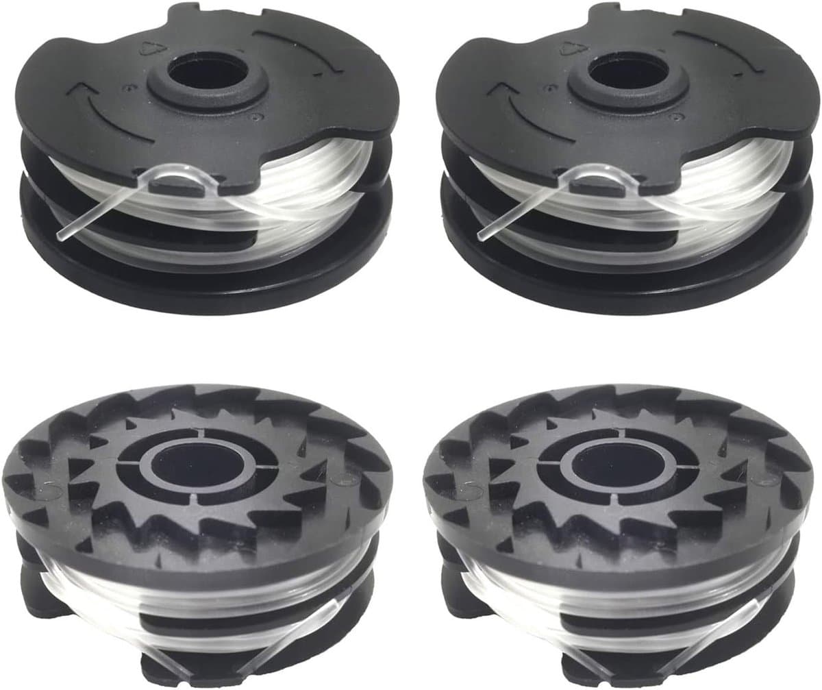 Vervangspoelen voor lijntrimmer, 30ft 0" - Geschikt voor Parkside PRT 550 A1, PRT 550 A3 en PRTA 20-Li B2 (4 stuks)