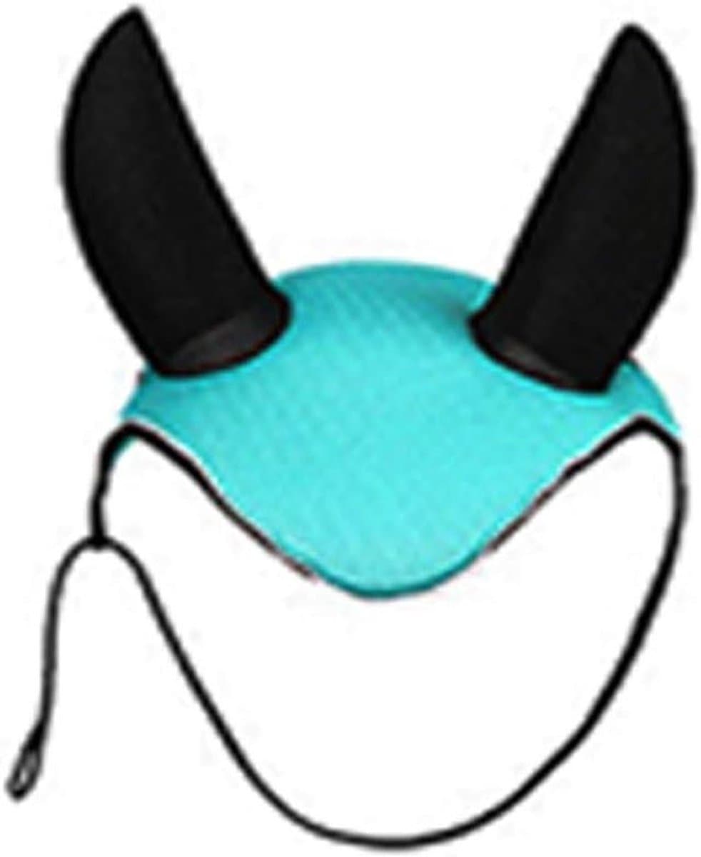 Paarden Oorkap - Vliegenmasker Paard - Insecten Weren - Ademende Polyester Mesh - 350x320mm - Roze