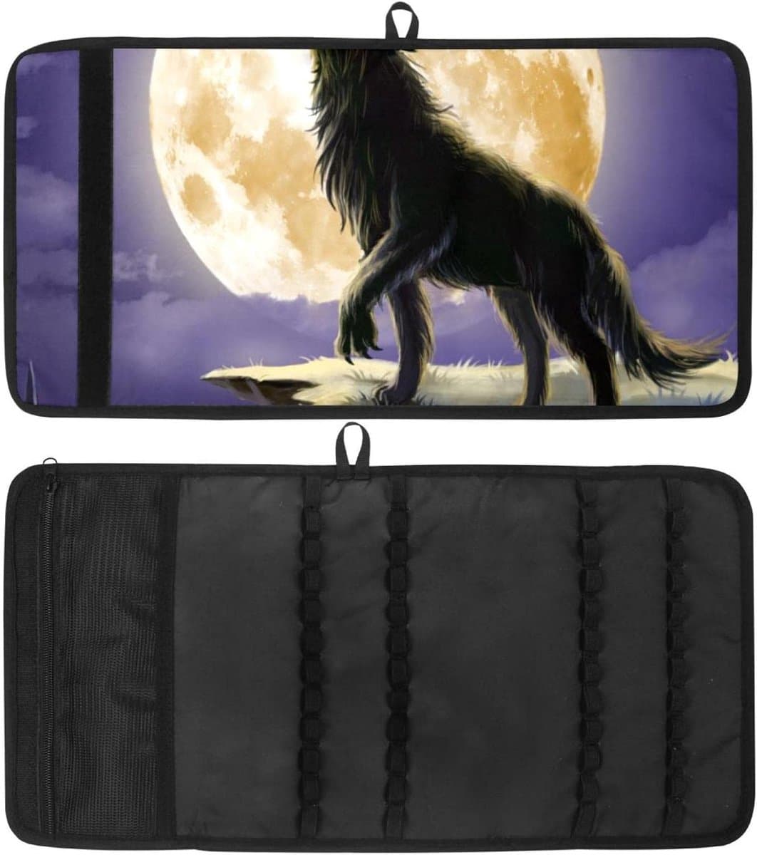 Potlood Opberger - Tekenkist Roll - Kunst Creatie - Volledig Overzicht - 26x505 cm - Multikleur
