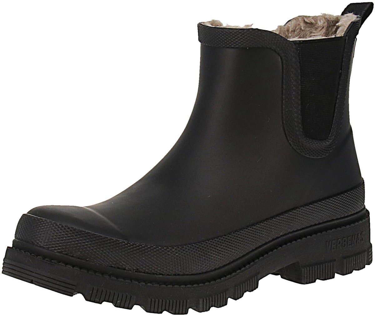 Verbenas 9302181199 Lua Fur Smooth - Dames Chelsea boots - Black-Black