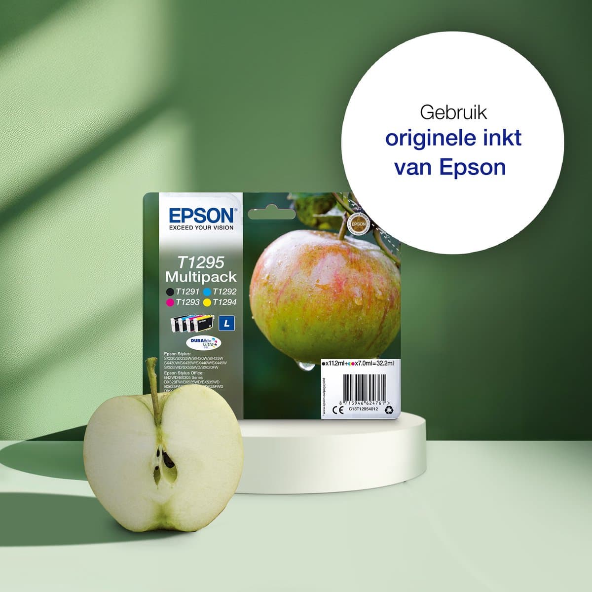 Epson singlepack cyaan T1292 DURABrite Ultra inkt