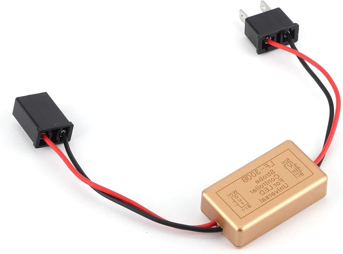 Stroboscoop Flitsmodule - Knippermodule Burst Controller - Verkeersveiligheid Verhogen - Continue Flitsmodus - H7 Aansluiting - Niet gespecificeerd