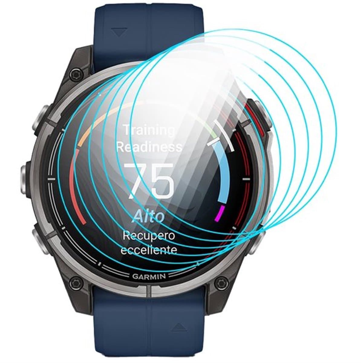 Displaybeschermfolie voor Garmin Quatix 8, 6 Stuks