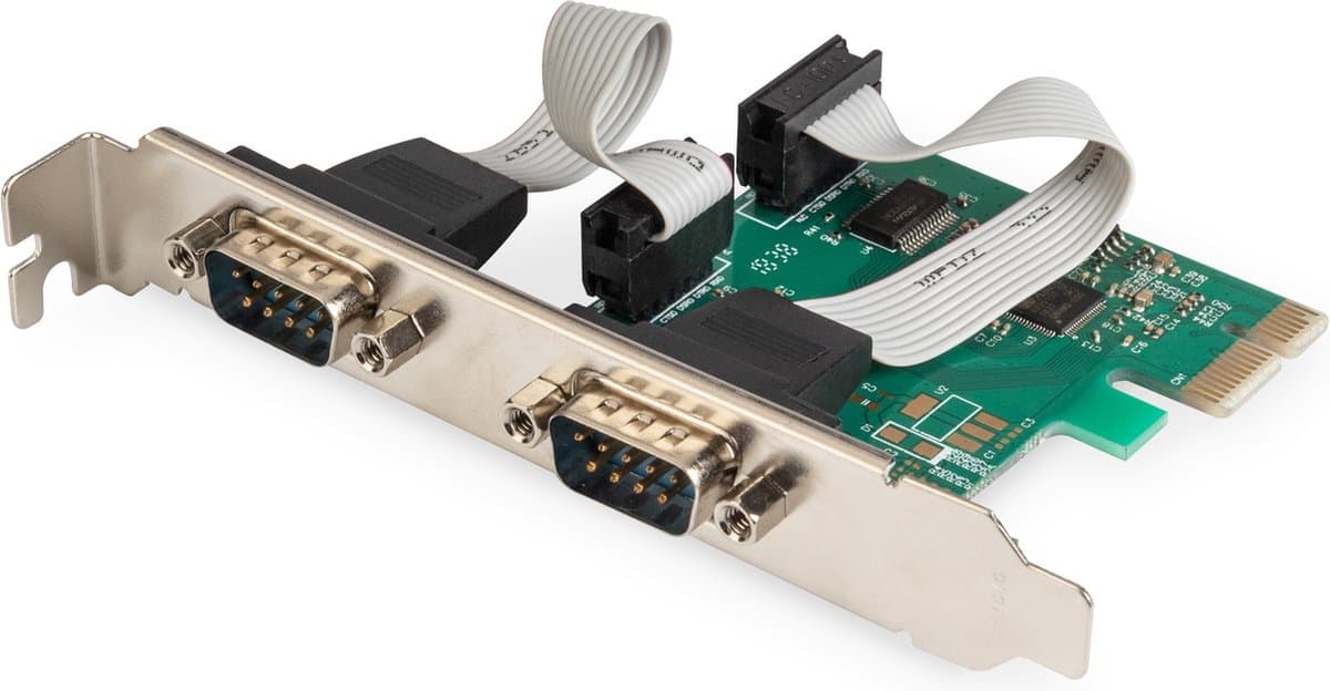 DIGITUS DS-30000-1 - Seriële adapter - PCIe - 2 poorten