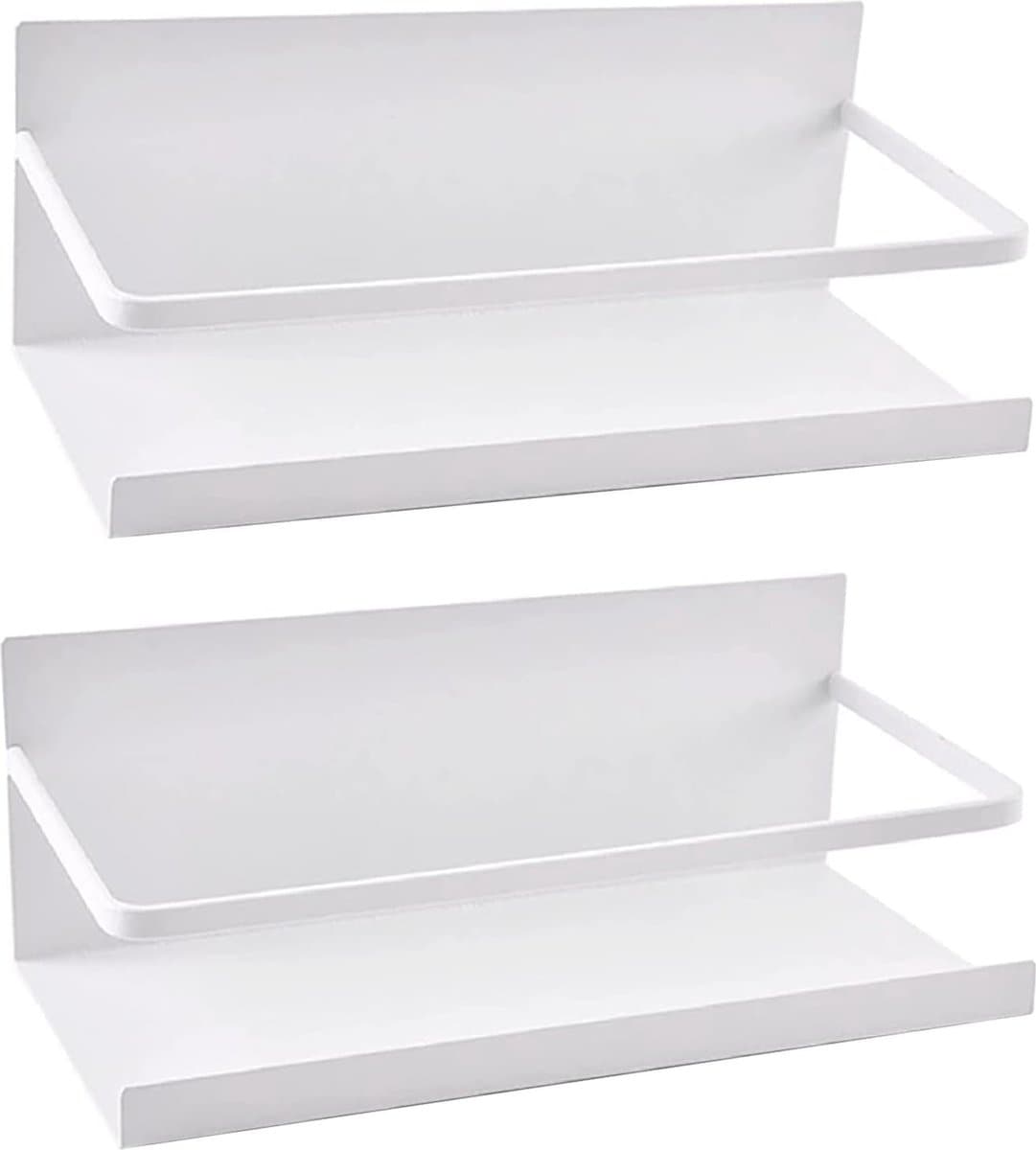 Ruimtebesparend Magnetisch Koelkastrek 2-delig voor Kruiden en Organisatie in de Keuken