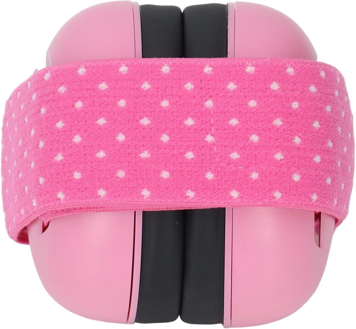 Baby Oorbescherming - Baby Koptelefoon - Gehoorbescherming Baby - Zachte Vulling - Tot 36 Maanden - Roze
