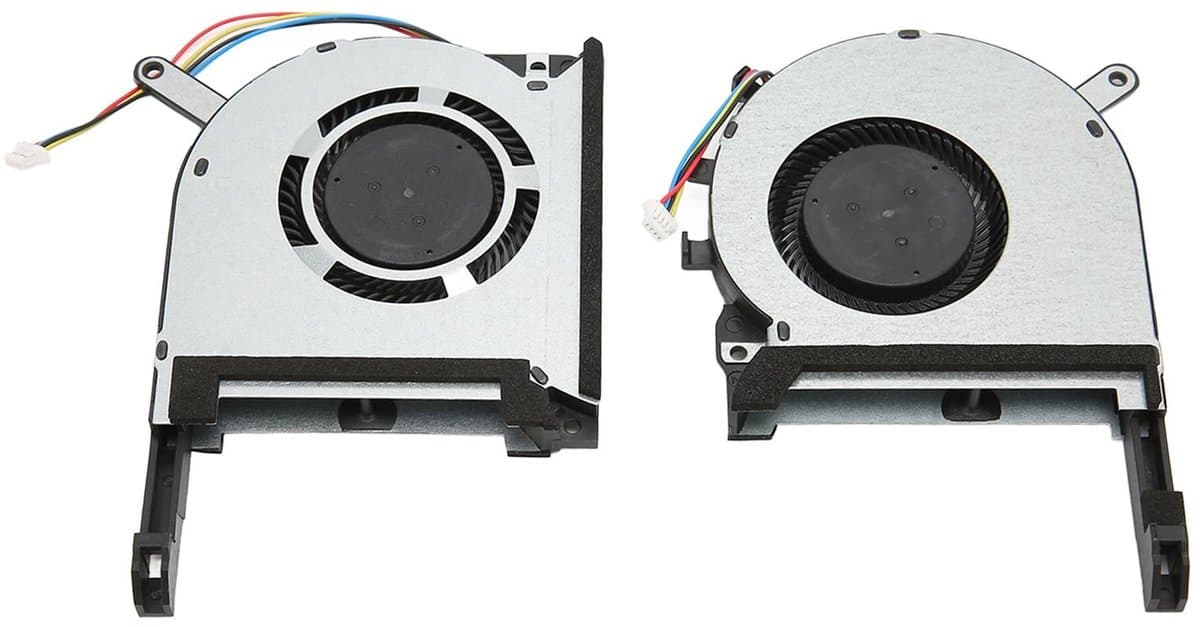 Dailygoods - Laptop CPU GPU Koelventilator - Efficiënt Koelen - Compact Formaat - Duurzaam Materiaal - Stille Prestaties - Geschikt voor Gaming A1