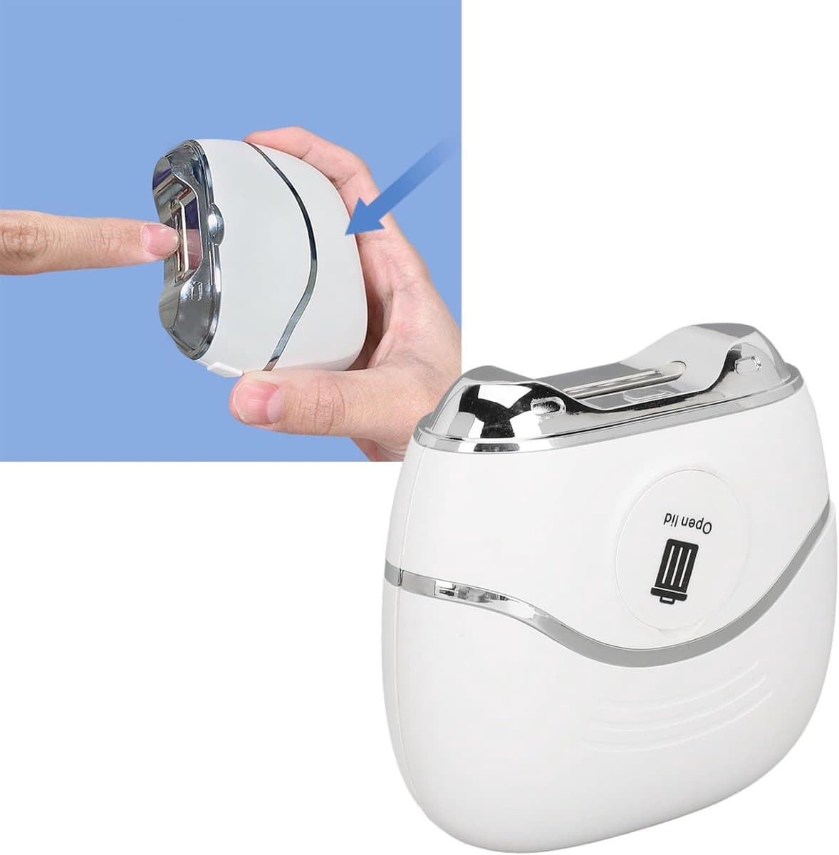 Elektrische Automatische Nagelknipper - Veilig Baby Nageltrimmer met Nagelrestenopslag - 4 in 1 Nagelvijl - Haartrimmer - Schaar - Trimmer - Oplaadbaar Laag Geluid voor Kinderen - Veiligheid en Gebruiksgemak